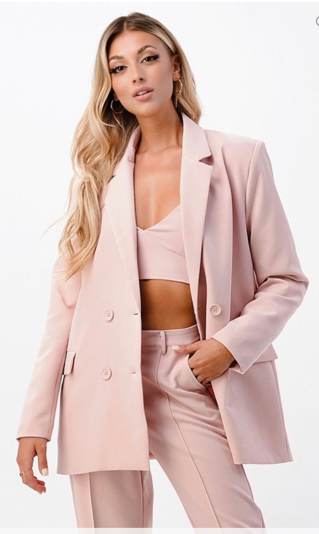 Oversized Double Breasted Blazer – IRenevate LLC