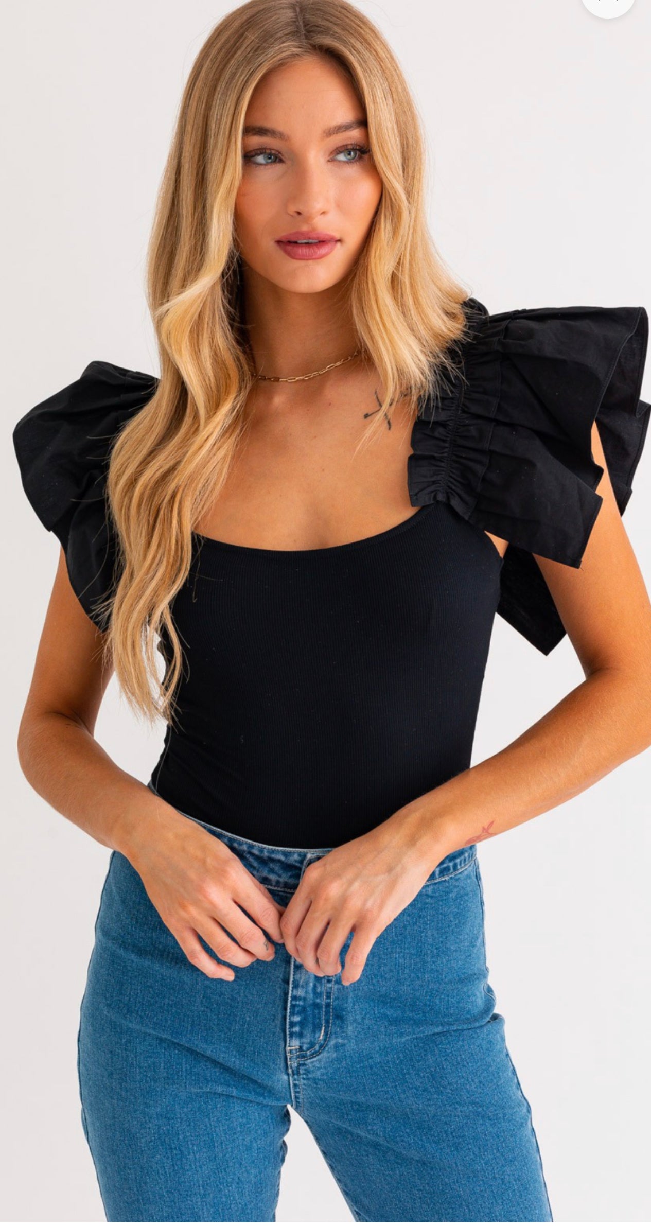 Ruffled Bodysuit