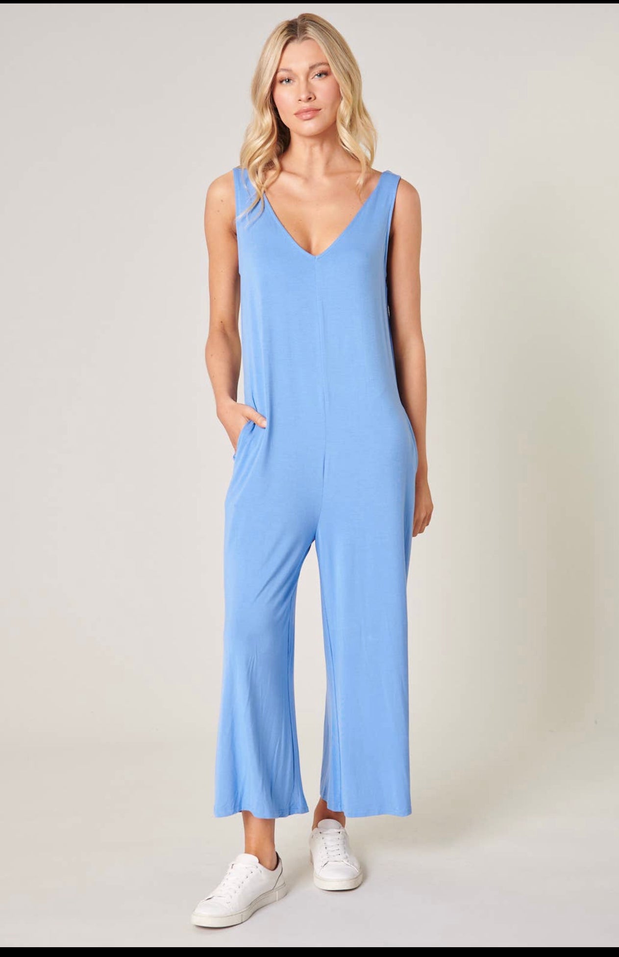 Mackenna Sleeveless V Neck Jumpsuit